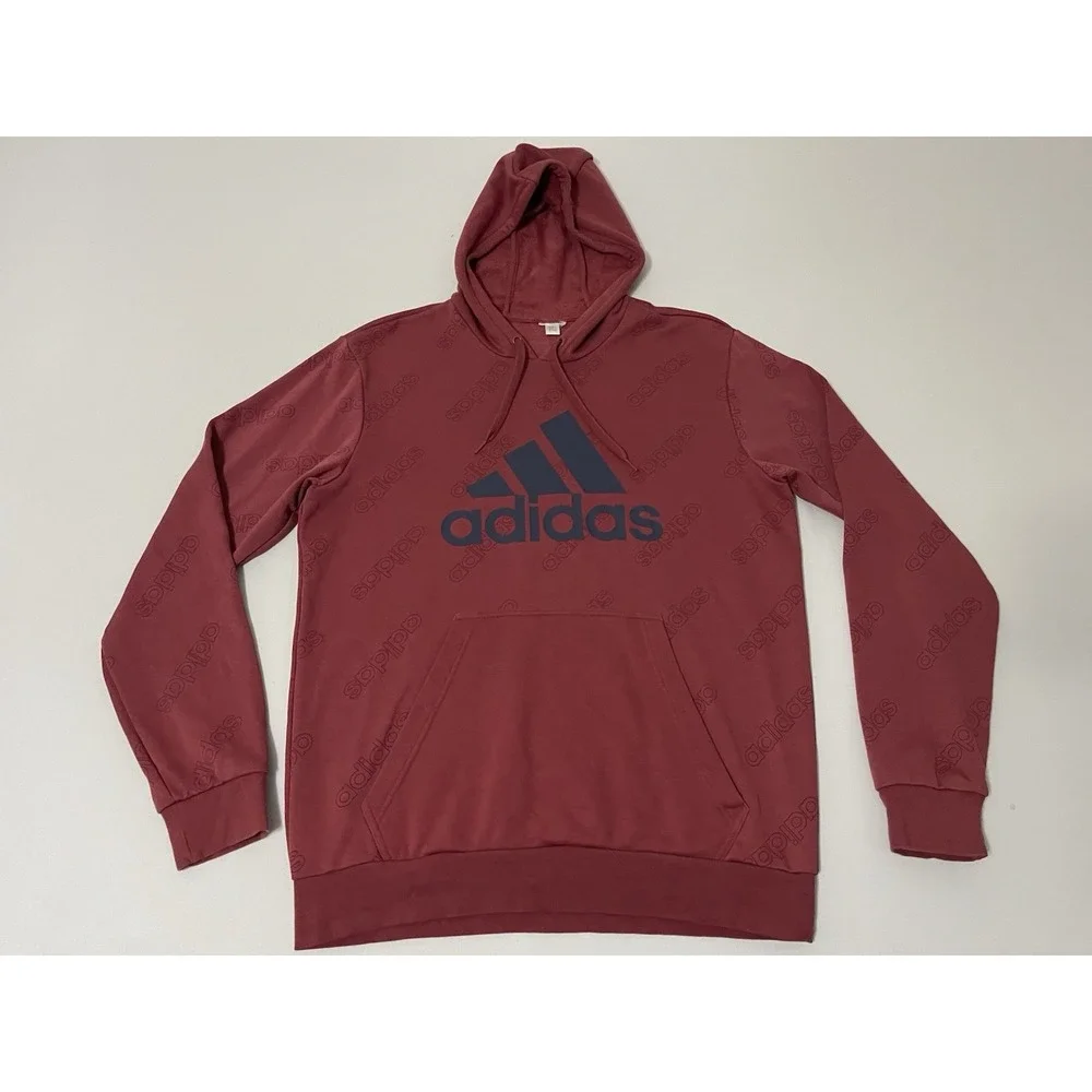 Adidas Hoodie Mens XL My Favorites Legacy Center Logo Print Sweatshirt Lot Of‎ 2